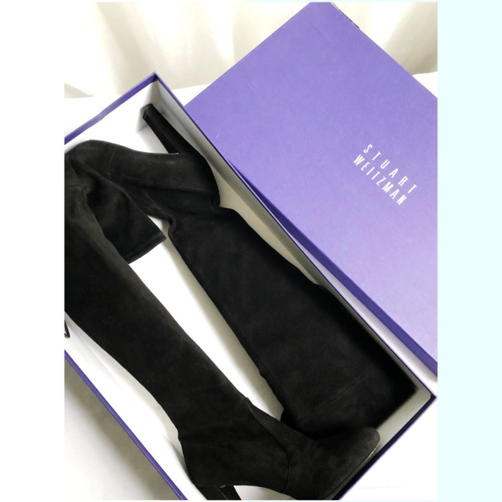 Stuart Weitzman Highland Over The Knee Heel Boots - Picture 3 of 14